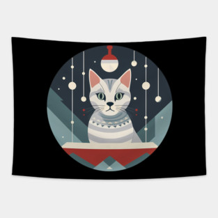 Egyptian Mau Cat Xmas Xmas Ornament, Love Cats Tapestry