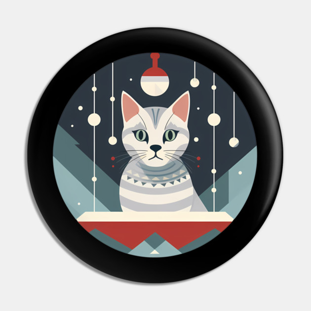 Egyptian Mau Cat Xmas Xmas Ornament, Love Cats Pin by logiamerch