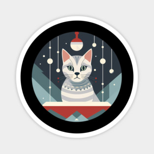 Egyptian Mau Cat Xmas Xmas Ornament, Love Cats Magnet