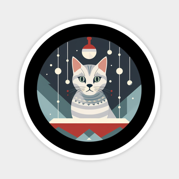 Egyptian Mau Cat Xmas Xmas Ornament, Love Cats Magnet by logiamerch