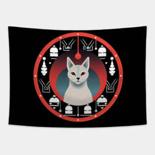 Egyptian Mau Cat Xmas Xmas Ornament, Love Cats Tapestry