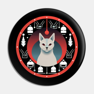 Egyptian Mau Cat Xmas Xmas Ornament, Love Cats Pin