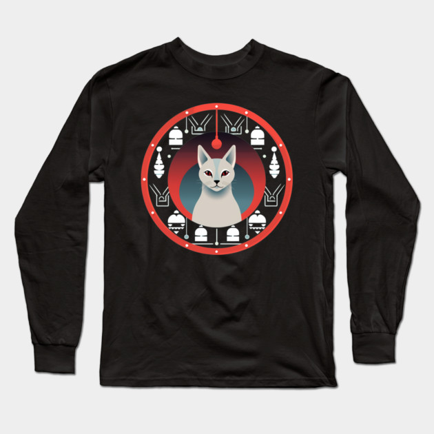 Egyptian Mau Cat Xmas Xmas Ornament, Love Cats Long Sleeve T-Shirt by logiamerch