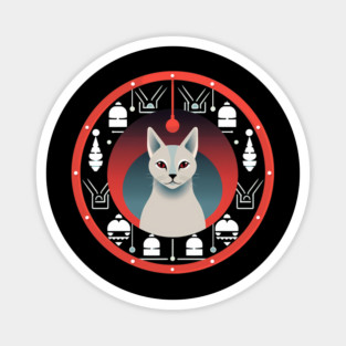 Egyptian Mau Cat Xmas Xmas Ornament, Love Cats Magnet