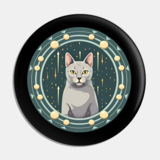 Egyptian Mau Cat Xmas Xmas Ornament, Love Cats Pin