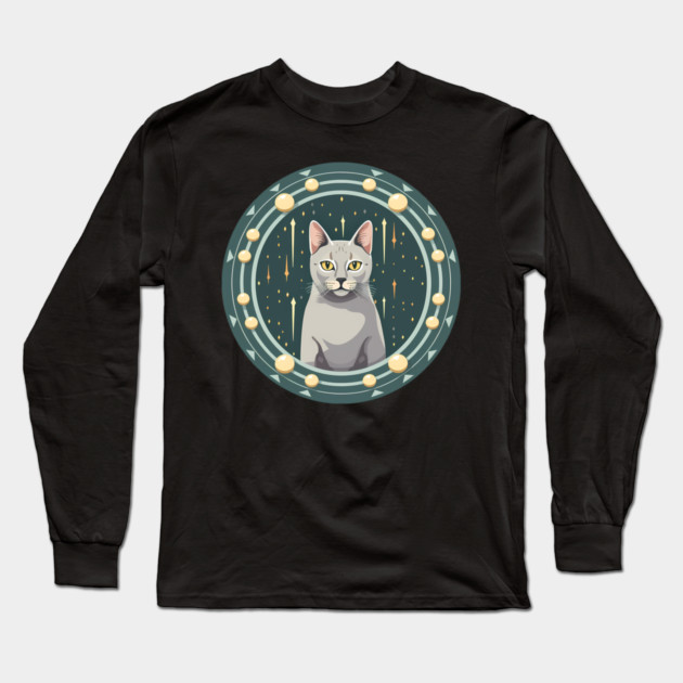 Egyptian Mau Cat Xmas Xmas Ornament, Love Cats Long Sleeve T-Shirt by logiamerch