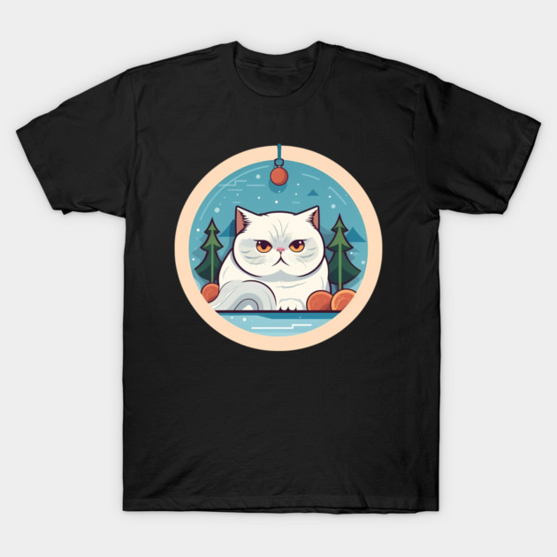 Exotic Shorthair Cat Xmas Xmas Ornament, Love Cats T-Shirt by logiamerch