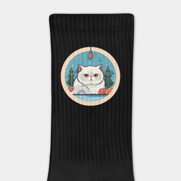 Exotic Shorthair Cat Xmas Xmas Ornament, Love Cats by logiamerch