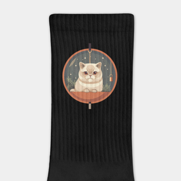 Exotic Shorthair Cat Xmas Xmas Ornament, Love Cats by logiamerch