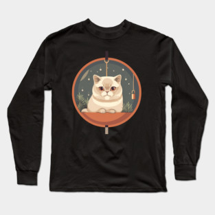 Exotic Shorthair Cat Xmas Xmas Ornament, Love Cats Long Sleeve T-Shirt