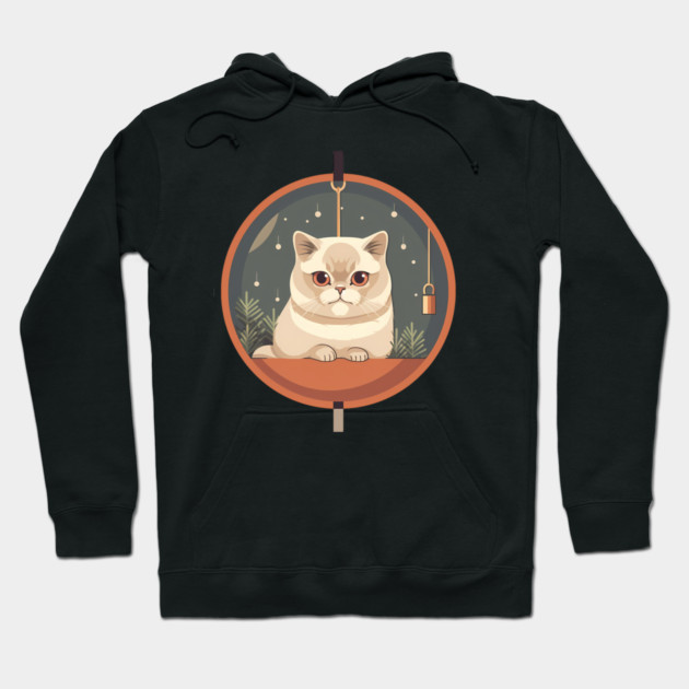 Exotic Shorthair Cat Xmas Xmas Ornament, Love Cats Hoodie by logiamerch