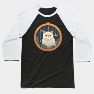 Exotic Shorthair Cat Xmas Xmas Ornament, Love Cats Baseball T-Shirt