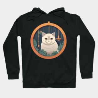 Exotic Shorthair Cat Xmas Xmas Ornament, Love Cats Hoodie