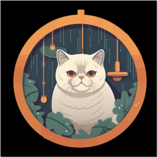 Exotic Shorthair Cat Xmas Xmas Ornament, Love Cats Posters and Art