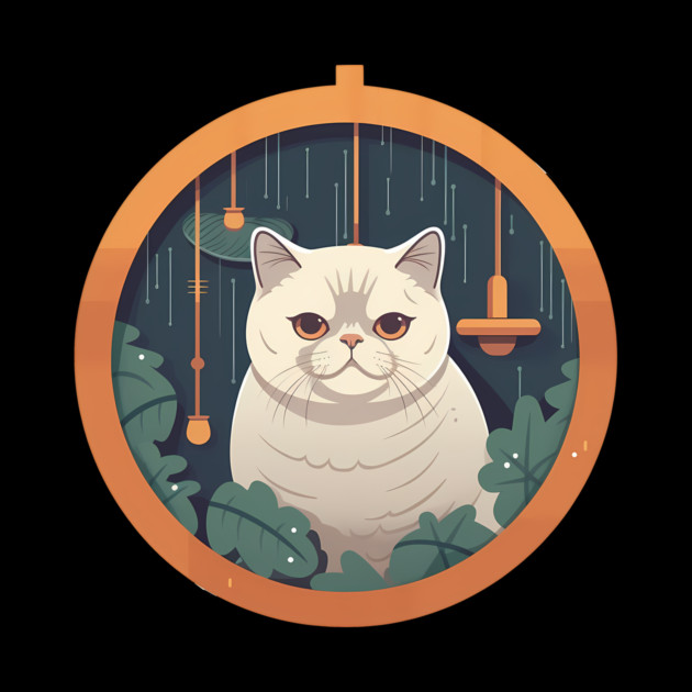 Exotic Shorthair Cat Xmas Xmas Ornament, Love Cats by logiamerch