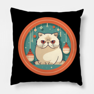Exotic Shorthair Cat Xmas Xmas Ornament, Love Cats Pillow