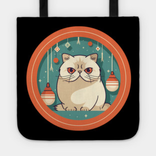 Exotic Shorthair Cat Xmas Xmas Ornament, Love Cats Tote