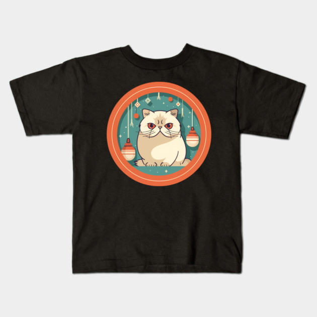 Exotic Shorthair Cat Xmas Xmas Ornament, Love Cats Kids T-Shirt by logiamerch