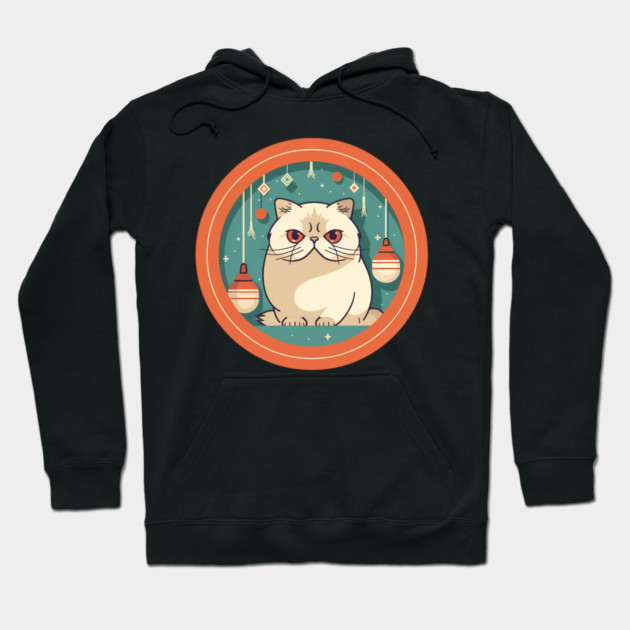 Exotic Shorthair Cat Xmas Xmas Ornament, Love Cats Hoodie by logiamerch