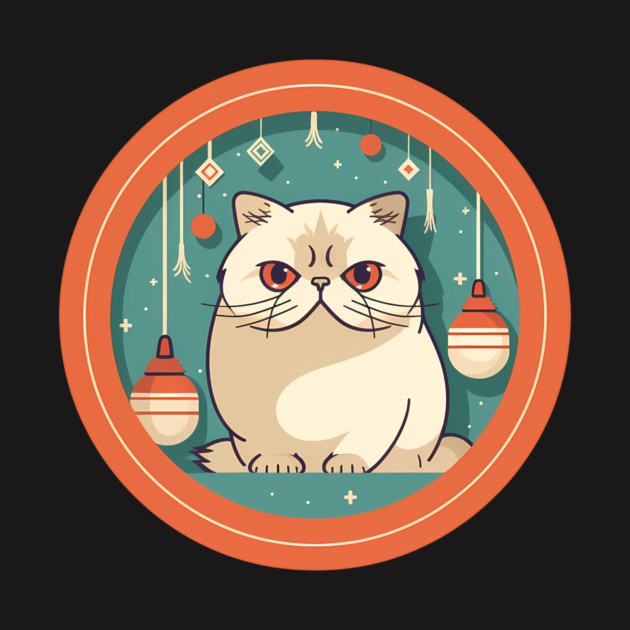 Exotic Shorthair Cat Xmas Xmas Ornament, Love Cats by logiamerch