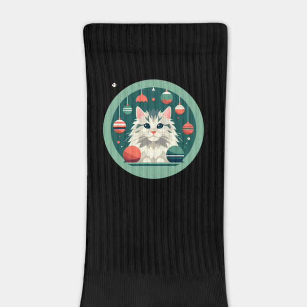 Maine Coon Cat Xmas Xmas Ornament, Love Cats by logiamerch