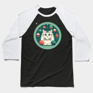 Maine Coon Cat Xmas Xmas Ornament, Love Cats Baseball T-Shirt