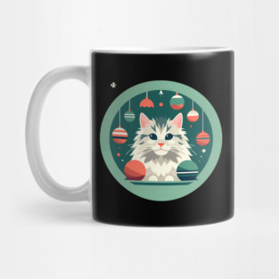 Maine Coon Cat Xmas Xmas Ornament, Love Cats Mug