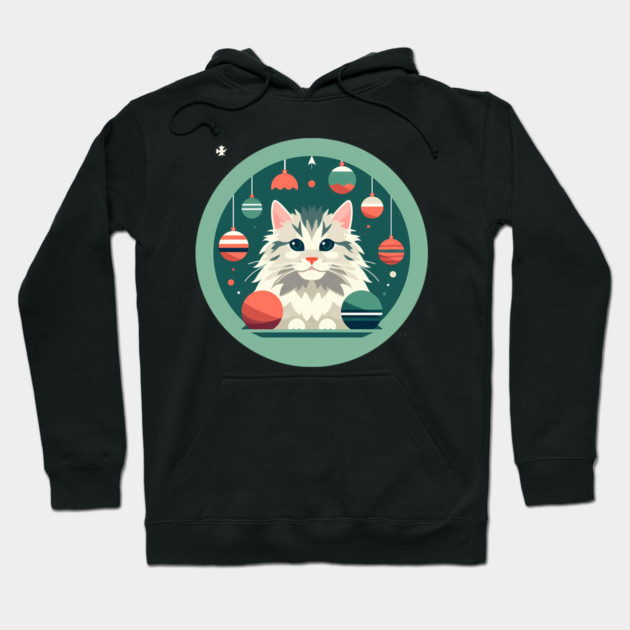 Maine Coon Cat Xmas Xmas Ornament, Love Cats Hoodie by logiamerch