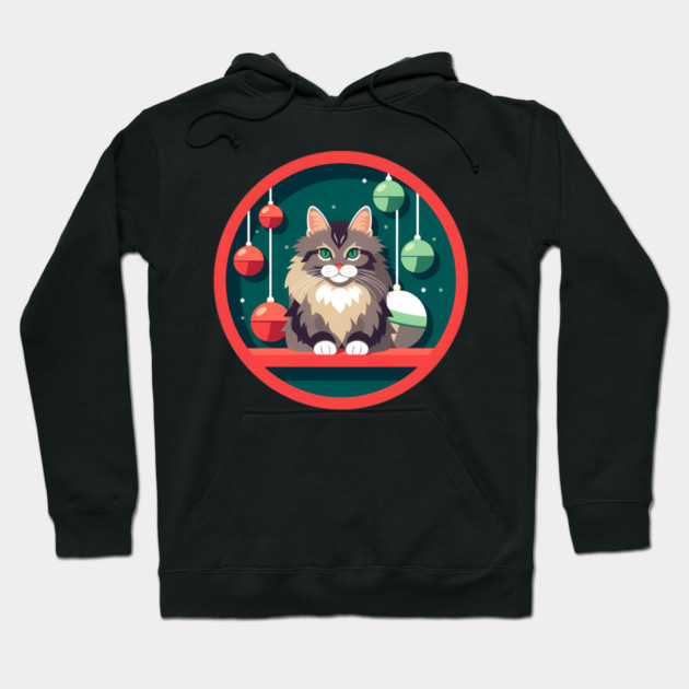 Maine Coon Cat Xmas Xmas Ornament, Love Cats Hoodie by logiamerch