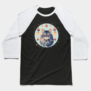 Maine Coon Cat Xmas Xmas Ornament, Love Cats Baseball T-Shirt