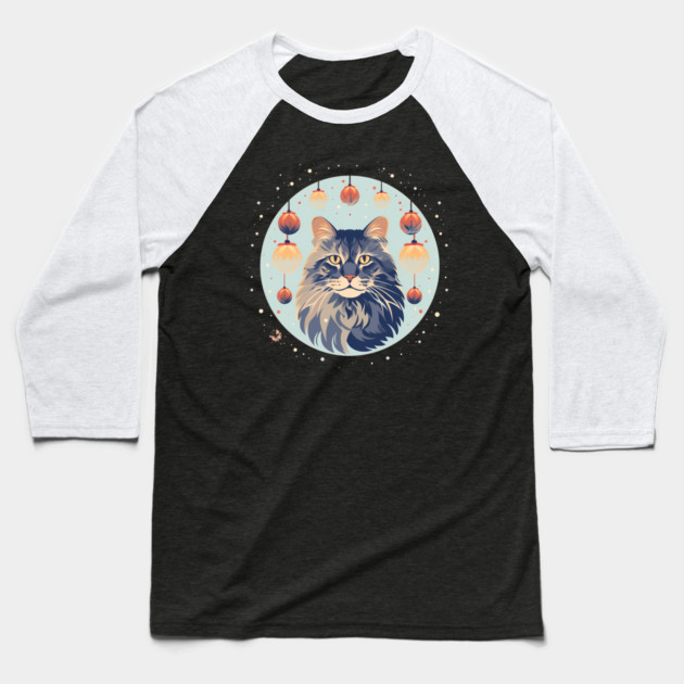 Maine Coon Cat Xmas Xmas Ornament, Love Cats Baseball T-Shirt by logiamerch