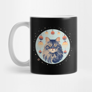 Maine Coon Cat Xmas Xmas Ornament, Love Cats Mug