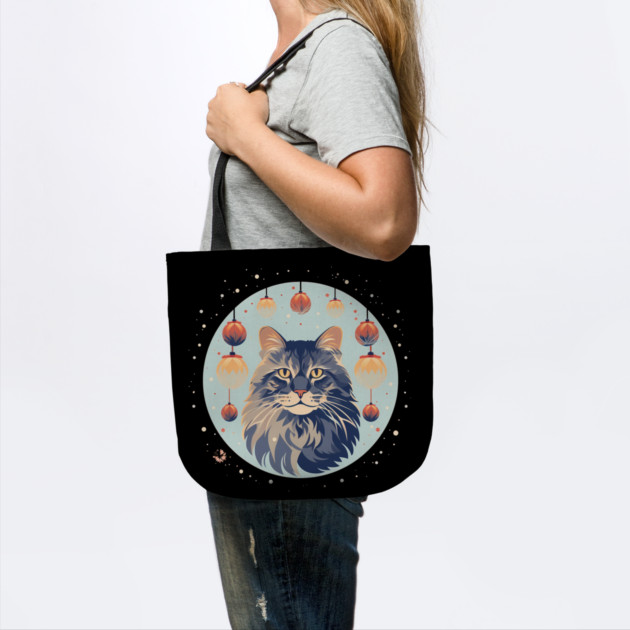 Maine Coon Cat Xmas Xmas Ornament, Love Cats by logiamerch