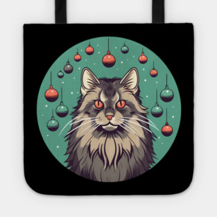 Maine Coon Cat Xmas Xmas Ornament, Love Cats Tote