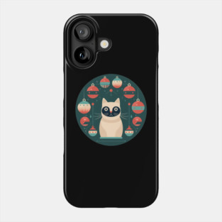 Manx Cat Xmas Xmas Ornament, Love Cats Phone Case