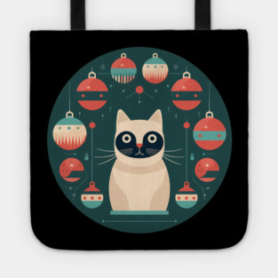 Manx Cat Xmas Xmas Ornament, Love Cats Tote