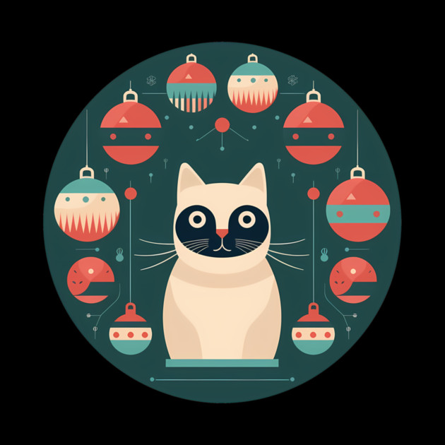 Manx Cat Xmas Xmas Ornament, Love Cats by logiamerch