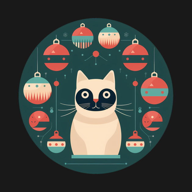 Manx Cat Xmas Xmas Ornament, Love Cats by logiamerch