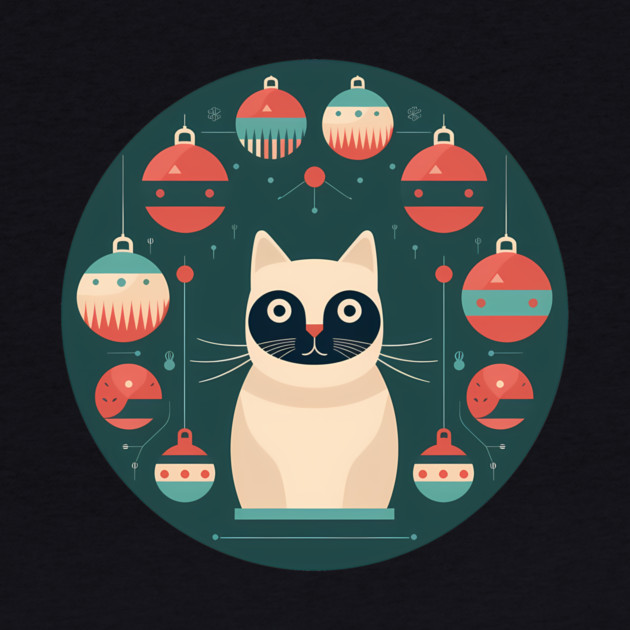 Manx Cat Xmas Xmas Ornament, Love Cats by logiamerch