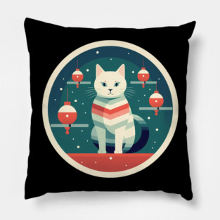 Manx Cat Xmas Xmas Ornament, Love Cats Pillow