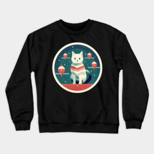 Manx Cat Xmas Xmas Ornament, Love Cats Crewneck Sweatshirt