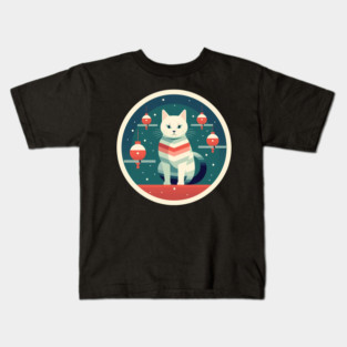 Manx Cat Xmas Xmas Ornament, Love Cats Kids T-Shirt