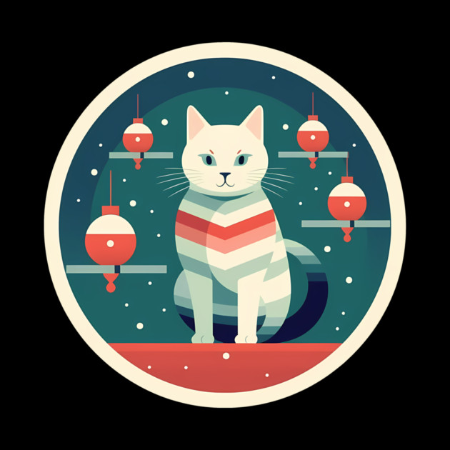 Manx Cat Xmas Xmas Ornament, Love Cats by logiamerch