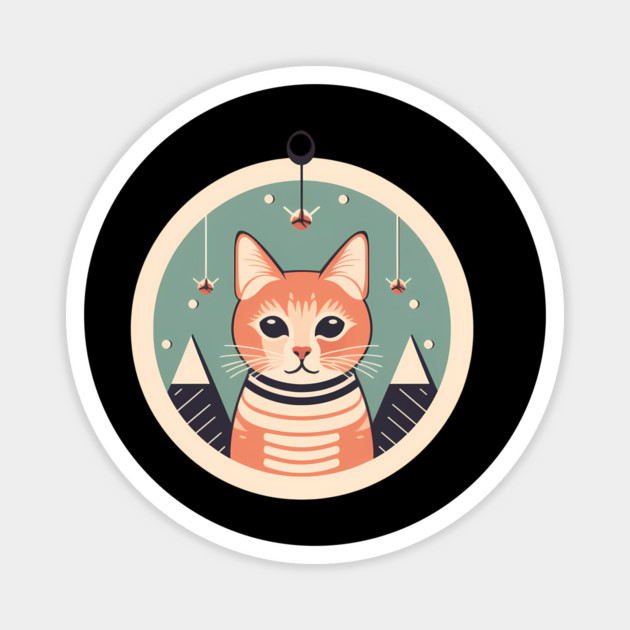 Manx Cat Xmas Xmas Ornament, Love Cats Magnet by logiamerch