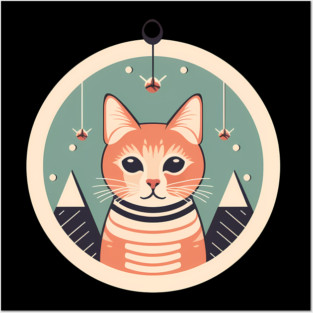 Manx Cat Xmas Xmas Ornament, Love Cats Posters and Art