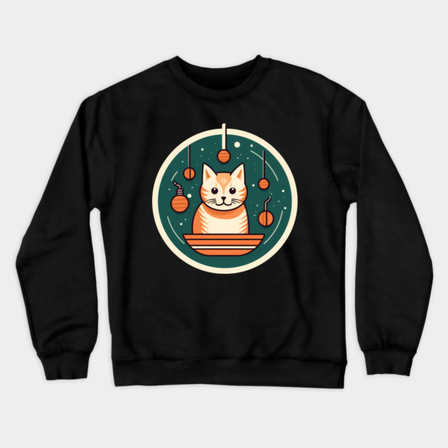 Manx Cat Xmas Xmas Ornament, Love Cats Crewneck Sweatshirt by logiamerch