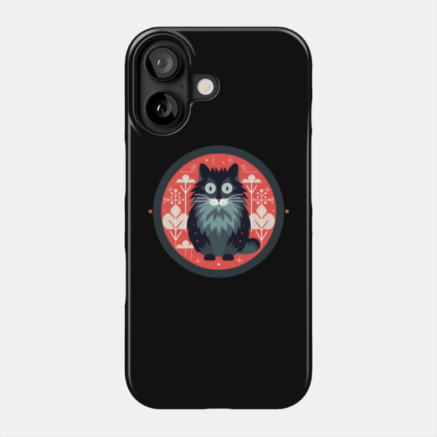 Norwegian Forest Cat Xmas Ornament, Love Cats Phone Case by logiamerch