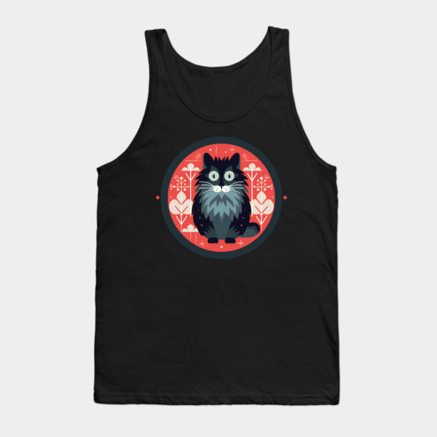 Norwegian Forest Cat Xmas Ornament, Love Cats Tank Top by logiamerch