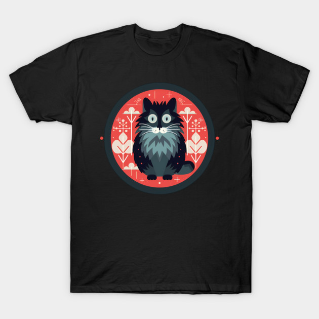 Norwegian Forest Cat Xmas Ornament, Love Cats T-Shirt by logiamerch