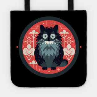 Norwegian Forest Cat Xmas Ornament, Love Cats Tote